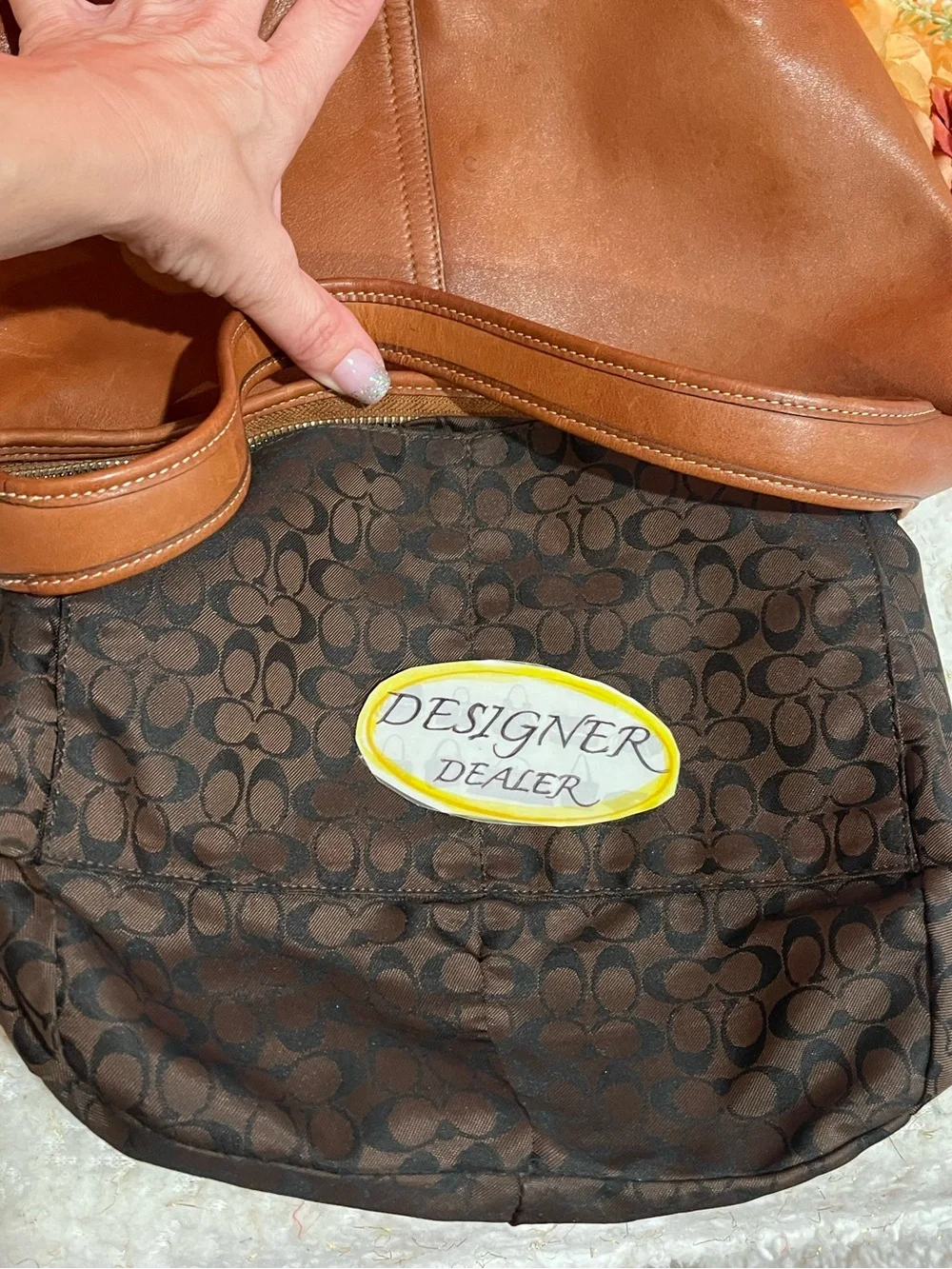 COACH Vintage Ergo British Tan Leather Hobo Shoulder Bag 9226 VGC! HTF! 💎💎